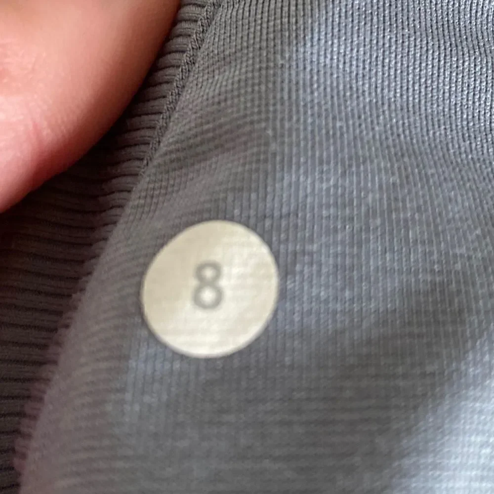 Lululemon Gray Studio Crop Athletic Pants Size 8